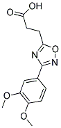 3-[3-(3,4-DIMETHOXYPHENYL)-1,2,4-OXADIAZOL-5-YL]PROPANOIC ACID CAS#: 738593-99-2