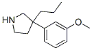 3-(3-Methoxyphenyl)-3-propylpyrrolidine CAS#: 74332-81-3