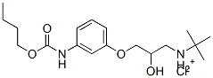 [3-[3-(butoxycarbonylamino)phenoxy]-2-hydroxy-propyl]-tert-butyl-azani um chloride CAS#: 79763-38-5