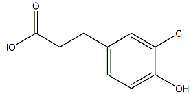3-(3-chloro-4-hydroxyphenyl)propanoic acid CAS#: 79669-18-4