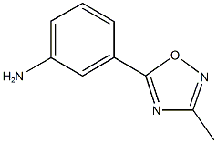 3-(3-methyl-1,2,4-oxadiazol-5-yl)aniline CAS#: 76629-35-1