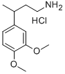 3-(3,4-Dimethoxyphenyl)butylamine hydrochloride CAS#: 73758-45-9