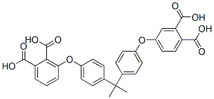 3-[4-[1-[4-(3,4-Dicarboxyphenoxy)phenyl]-1-methylethyl]phenoxy]-1,2-benzenedicarboxylic acid CAS#: 72066-79-6