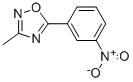 3-[4-(3-METHYL)OXADIZOLYL]-NITRO BENZENE CAS#: 76629-45-3