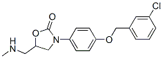 3-[4-[(3-chlorophenyl)methoxy]phenyl]-5-[(methylamino)methyl]oxazolidin-2-one CAS#: 73423-36-6