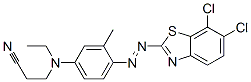 3-[[4-[(6,7-dichlorobenzothiazol-2-yl)azo]-3-methylphenyl]ethylamino]propiononitrile CAS#: 78520-83-9