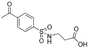 3-[[(4-ACETYLPHENYL)SULFONYL]AMINO]PROPANOIC ACID CAS#: 757192-71-5