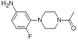 3-(4-Acetyl-piperazin-1-yl)-4-fluoroaniline CAS#: 75001-84-2