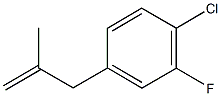 3-(4-Chloro-3-fluorophenyl)-2-methylprop-1-ene CAS#: 787585-34-6