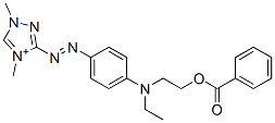 3-[[4-[Ethyl[2-(benzoyloxy)ethyl]amino]phenyl]azo]-1,4-dimethyl-1H-1,2,4-triazole-4-ium CAS#: 72749-68-9