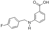 3-((4-FLUOROBENZYL)AMINO)BENZOIC ACID CAS#: 718602-89-2