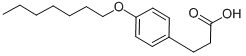 3-(4-(HEPTYLOXY)PHENYL)PROPANOIC ACID CAS#: 79785-54-9