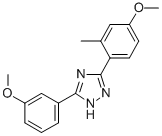 3-(4-Methoxy-o-tolyl)-5-(3-methoxyphenyl)-1H-1,2,4-triazole CAS#: 75318-83-1