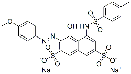 3-[(4-Methoxyphenyl)azo]-4-hydroxy-5-(4-methylphenylsulfonylamino)-2,7-naphthalenedisulfonic acid disodium salt CAS#: 72796-91-9