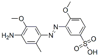 3-[(4-amino-5-methoxy-o-tolyl)azo]-4-methoxybenzenesulphonic acid CAS#: 74173-53-8