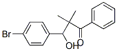 3-(4-bromophenyl)-3-hydroxy-2,2-dimethyl-1-phenyl-propan-1-one CAS#: 75990-57-7