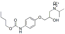 [3-[4-(butoxycarbonylamino)phenoxy]-2-hydroxy-propyl]-propan-2-yl-azan ium chloride CAS#: 79763-39-6
