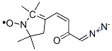 3-(4-diazo-3-oxo-cis-1-butenyl)-2,2,5,5-tetramethylpyrroline-1-oxyl CAS#: 79114-73-1