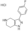 3-(4-fluorophenyl)-4,5,6,7-tetrahydro-1H-pyrazolo[4,3-c]pyridine hydrochloride CAS#: 733757-82-9