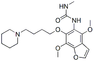 3-[4,7-dimethoxy-6-[4-(1-piperidyl)butoxy]benzofuran-5-yl]-1-methyl-ur ea CAS#: 75883-62-4