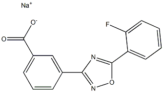 3-[5-(2-Fluorophenyl)-1,2,4-oxadiazol-3-yl]benzoic Acid SodiuM Salt CAS#: 775304-59-1