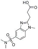 3-[5-[(DIMETHYLAMINO)SULFONYL]-1-METHYL-1H-BENZIMIDAZOL-2-YL]PROPANOIC ACID CAS#: 733030-45-0