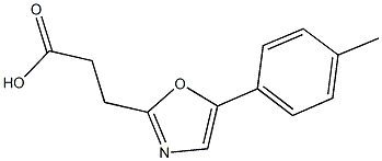 3-(5-p-tolyloxazol-2-yl)propanoic acid CAS#: 705962-58-9