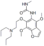 3-[6-[2-(dipropylamino)ethoxy]-4,7-dimethoxy-benzofuran-5-yl]-1-methyl -urea CAS#: 75902-75-9