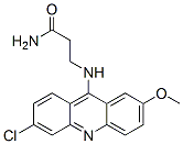 3-[(6-chloro-2-methoxy-acridin-9-yl)amino]propanamide CAS#: 77420-90-7