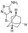 3-(ADAMANTAN-1-YLSULFANYL)-[1,2,4]THIADIAZOL-5-YLAMINE CAS#: 727676-30-4