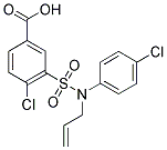 3-[ALLYL-(4-CHLORO-PHENYL)-SULFAMOYL]-4-CHLORO-BENZOIC ACID CAS#: 726157-10-4