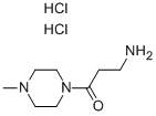 3-AMINO-1-(4-METHYL-PIPERAZIN-1-YL)-1-PROPANONE 2 HCL CAS#: 717904-35-3