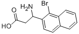 3-AMINO-3-(1-BROMONAPHTHALEN-2-YL)-PROPIONIC ACID CAS#: 773122-90-0