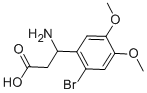 3-AMINO-3-(2-BROMO-4,5-DIMETHOXY-PHENYL)-PROPIONIC ACID CAS#: 773122-00-2
