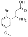 3-AMINO-3-(2-BROMO-5-METHOXY-PHENYL)-PROPIONIC ACID CAS#: 773116-92-0