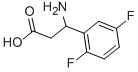 3-AMINO-3-(2,5-DIFLUORO-PHENYL)-PROPIONIC ACID CAS#: 773122-52-4
