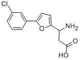 3-AMINO-3-[5-(3-CHLOROPHENYL)-FURAN-2-YL]-PROPIONIC ACID CAS#: 773125-85-2