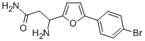 3-AMINO-3-[5-(4-BROMOPHENYL)-FURAN-2-YL]-PROPIONIC ACID AMIDE CAS#: 771522-77-1