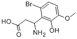 3-AMINO-3-(6-BROMO-2-HYDROXY-3-METHOXY-PHENYL)-PROPIONIC ACID CAS#: 773125-31-8