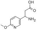 3-AMINO-3-(6-METHOXY-PYRIDIN-3-YL)-PROPIONIC ACID CAS#: 773126-35-5