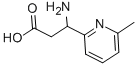 3-AMINO-3-(6-METHYL-PYRIDIN-2-YL)-PROPIONIC ACID CAS#: 773122-42-2