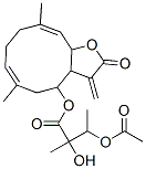 3-Acetoxy-2-hydroxy-2-methylbutyric acid [2,3,3a,4,5,8,9,11a-octahydro-6,10-dimethyl-3-methylene-2-oxocyclodeca[b]furan-4-yl] ester CAS#: 75628-04-5