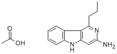 3-Amino-1-propyl-5H-pyrido(4,3-b)indole acetate CAS#: 75240-12-9