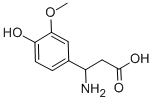 3-Amino-3-(4-hydroxy-3-methoxyphenyl)propionic acid CAS#: 72076-93-8