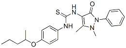 3-Antipyrinyl-1-[4-(1-methylbutoxy)phenyl]thiourea CAS#: 73953-54-5