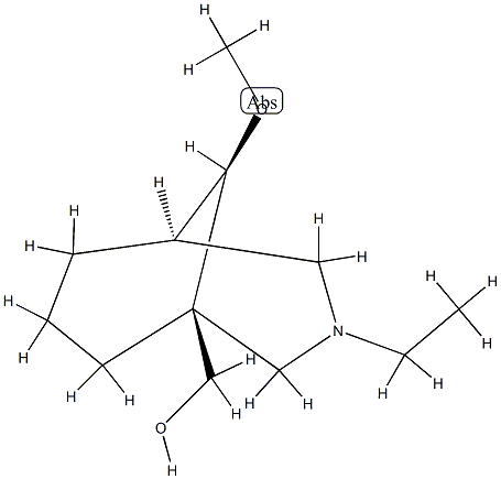 3-Azabicyclo[3.3.1]nonane-1-methanol,3-ethyl-9-methoxy-,(1R,5S,9S)-rel-(9CI) CAS#: 736153-76-7