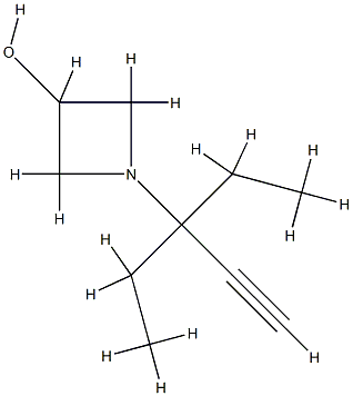 3-Azetidinol,1-(1,1-diethyl-2-propynyl)-(9CI) CAS#: 783249-22-9