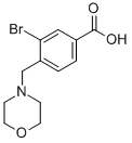 3-BROMO-4-(4-MORPHOLINYLMETHYL)BENZOIC ACID CAS#: 787529-83-3