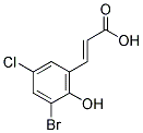 3-BROMO-5-CHLORO-2-HYDROXYCINNAMIC ACID CAS#: 773129-02-5