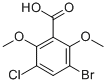 3-BROMO-5-CHLORO-2,6-DIMETHOXYBENZOIC ACID CAS#: 73219-92-8